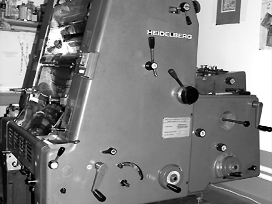 impression offset Heidelberg GTO 46